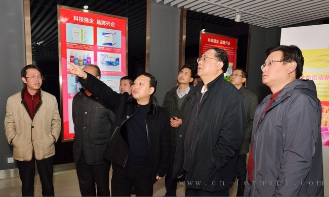 省经信委副主任王建民一行视察安益生物