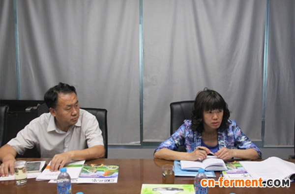 发酵产业协会科技发展部主任莫小曼到龙力生物调研
