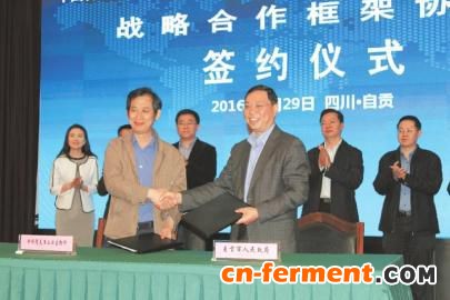 自贡市人民政府与中国科学院天津工业生物技术研究所签署战略合作仪式