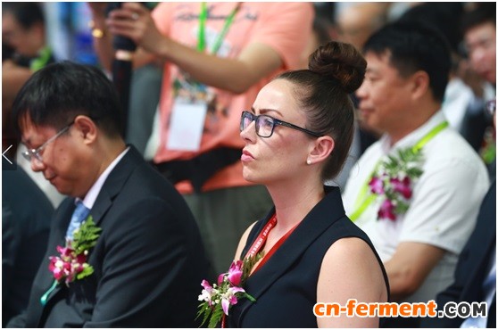 台下坐着来自淀粉工业协会协会的各个领导、以及展会合作的国内外合作机构的嘉宾