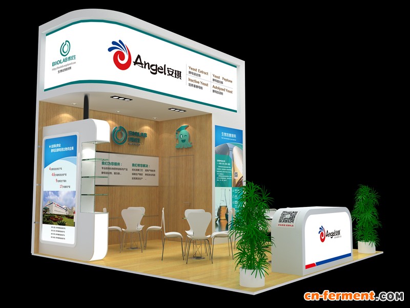 图三:简约精致的特装展位