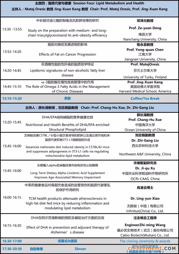 第二届国际脂质科学与健康研讨会在武汉召开