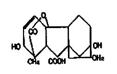 图1 脱落酸的化学结构式