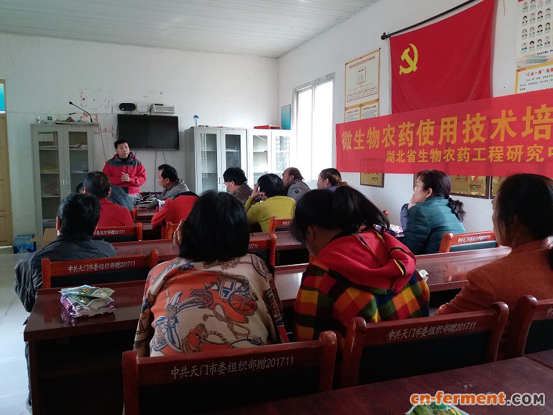 湖北农科院生物农药中心科技人员赴汉川、天门等地开展调研及技术培训