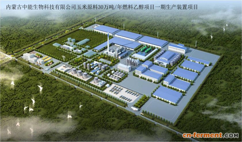 中能生物30万吨玉米燃料乙醇项目在巴彦淖尔五原县工业园区开工